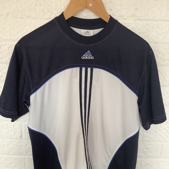 Adidas T Shirt - Size L - Blue Mix - P2P 22” - Picture 7 of 8